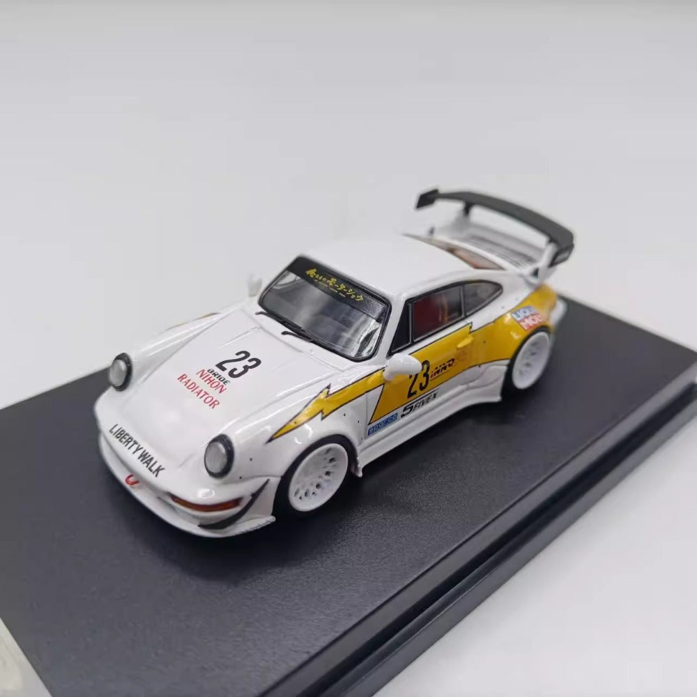 1/64 Scale RWB Porsche 911 (964) Sports Car Diecast Model