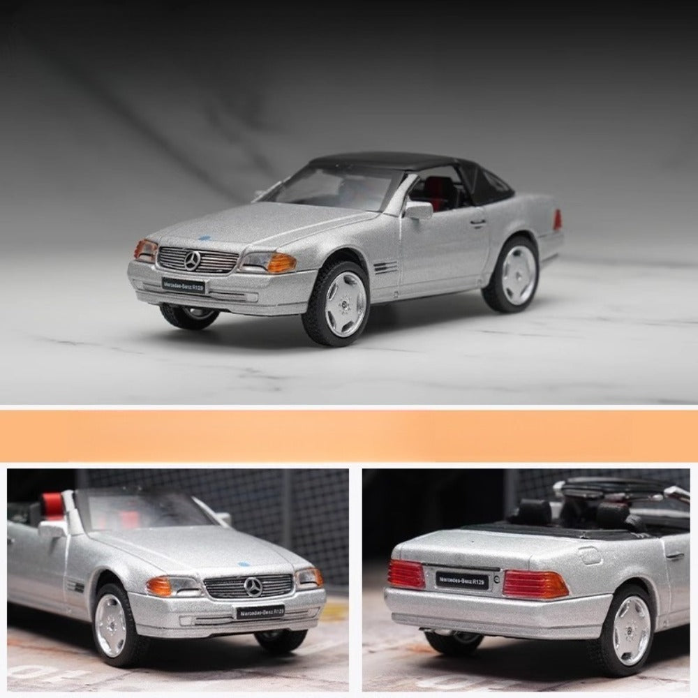 1/64 Scale Mercedes-Benz R129 SL500 Convertible Diecast Model Car