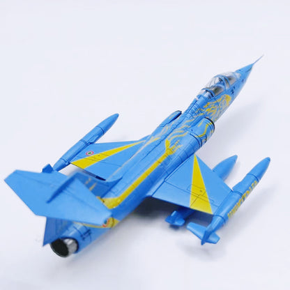 1/100 Scale Lockheed F-104 Starfighter Fighter Bomber Diecast Model Aircraft