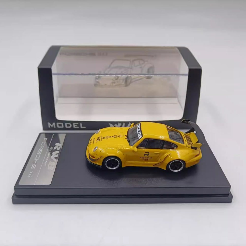 1/64 Scale RWB Porsche 911 (993) Sports Car Diecast Model