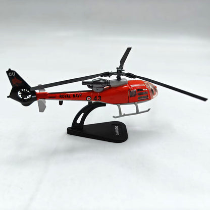 1/100 Scale Aérospatiale Gazelle SA 341 French Helicopter Diecast Model