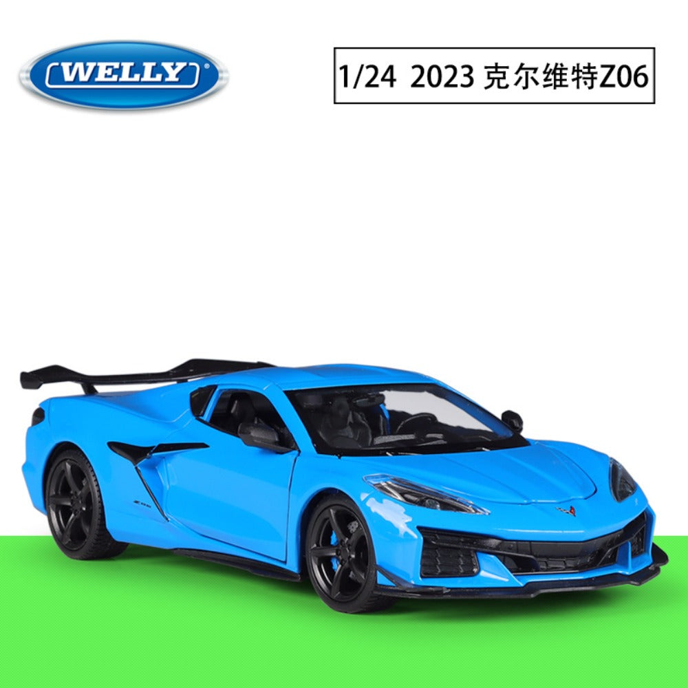 1/24 Scale 2023 Chevrolet Corvette Z06 Sports Car Diecast Model