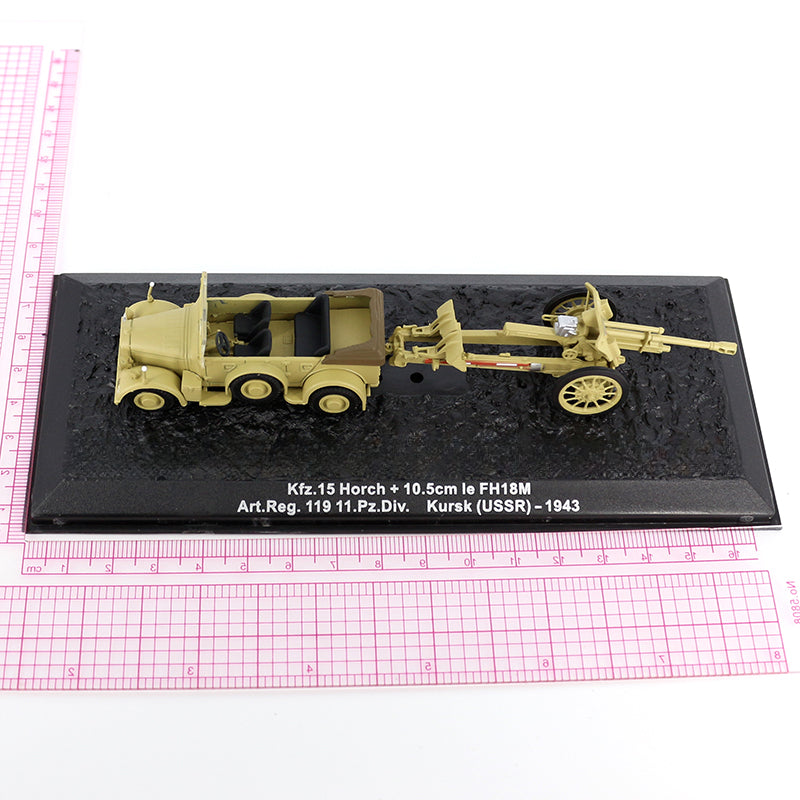 1/72 Scale WWII German Krupp Protze 3.7 cm Pak 36 Nebelwerfer Flak 38 Pak 40 leFH 18 Artillery Gun Diecast Model