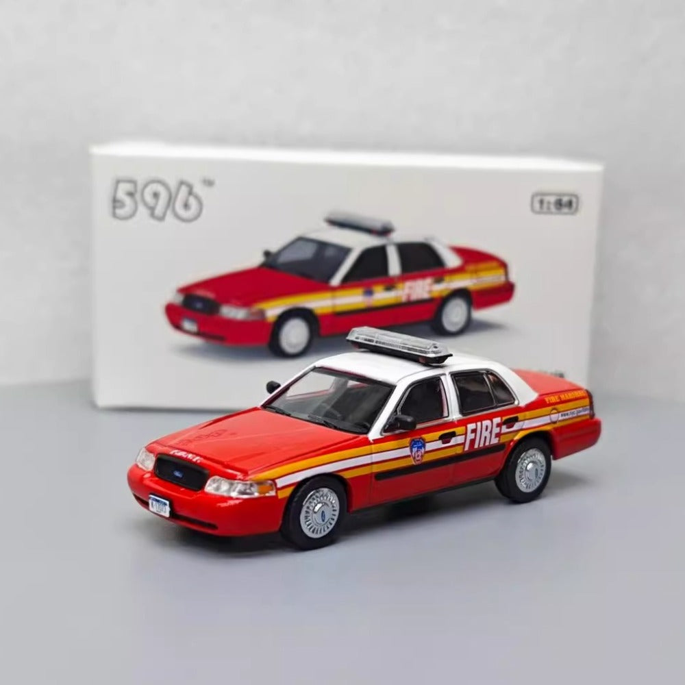 1/64 Scale Ford Crown Victoria New York City Fire Department Diecast Model Car