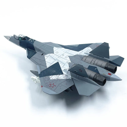 1/100 Scale Sukhoi Su-57 Felon Russia Stealth Multirole Fighter Diecast Model Aircraft