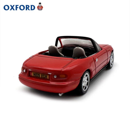1/76 Scale Mazda MX-5 Sports Car Convertible Red Diecast Model