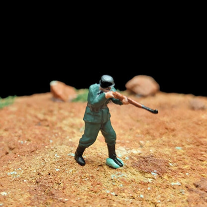 1/72 Scale WWII German Soldiers Execution Scene Painted Figures for Model Dioramas