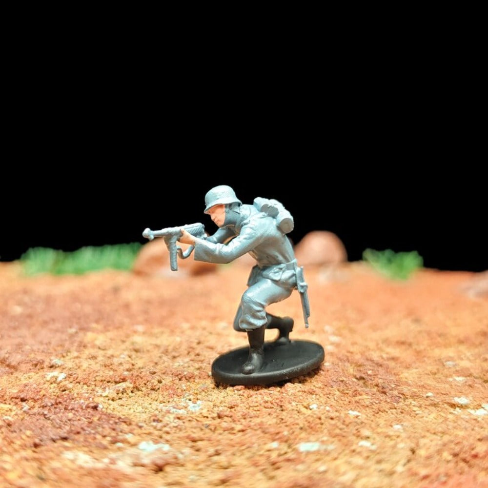 1/72 Scale WWII German Army Soldiers Painted Figures for Model Dioramas
