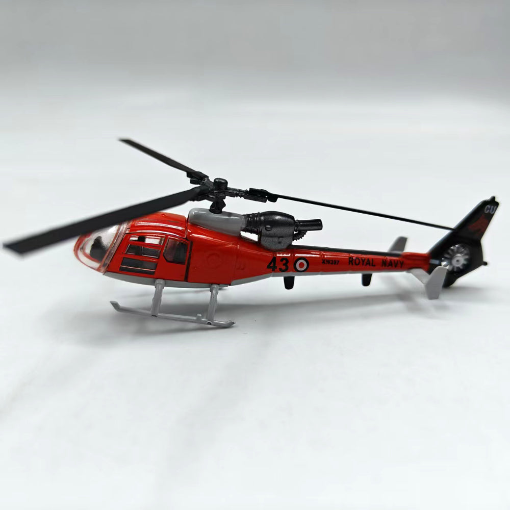 1/100 Scale Aérospatiale Gazelle SA 341 French Helicopter Diecast Model