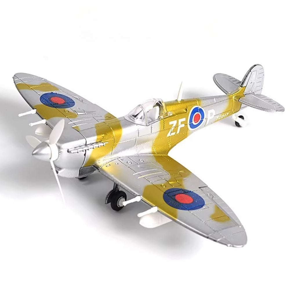 1/48 Scale Supermarine Spitfire WWII British Fighter Pre-built Plastic Collectible Model Aircraft