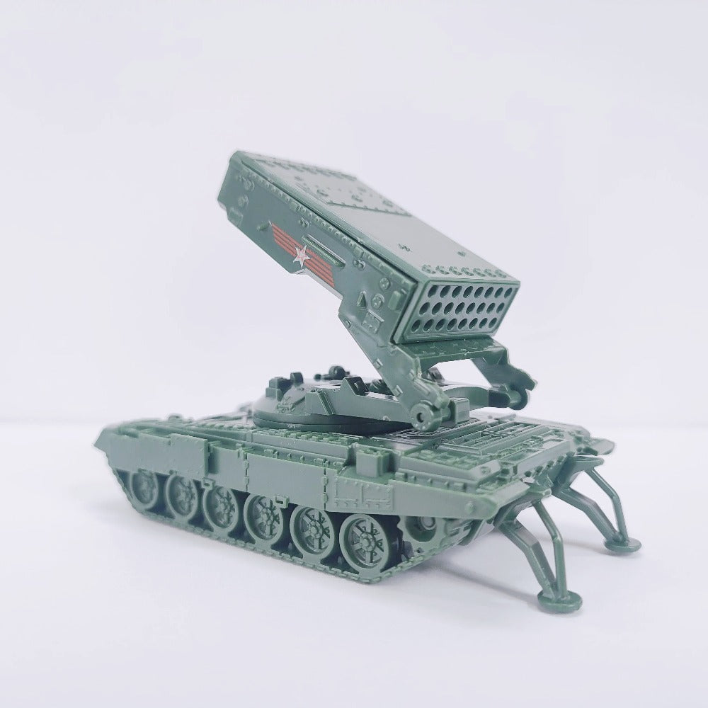 1/72 Scale TOS-1 Buratino Heavy Flamethrower System Russian Multiple Rocket Launcher Pre-built Plastic Collectible Model