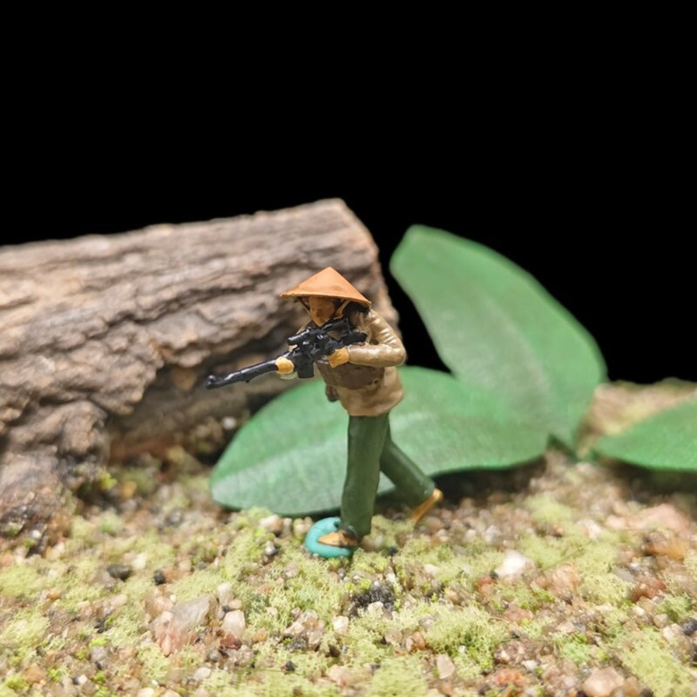1/72 Scale Vietnamese Soldiers Painted Figures for Model Dioramas