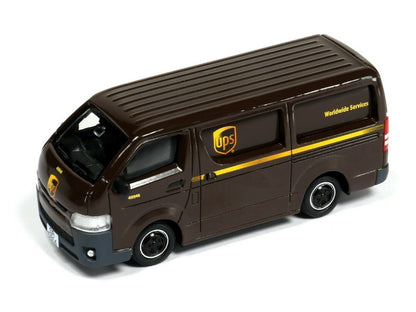 1/64 Scale Toyota HiAce H300 UPS Delivery Van Diecast Model