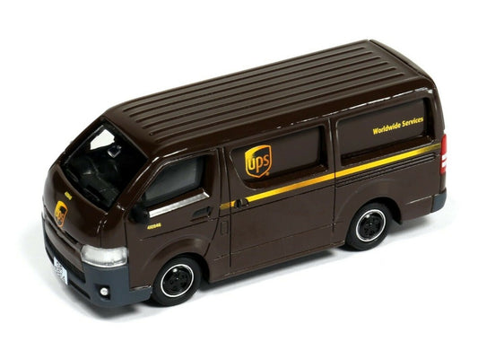 1/64 Scale Toyota HiAce H300 UPS Delivery Van Diecast Model