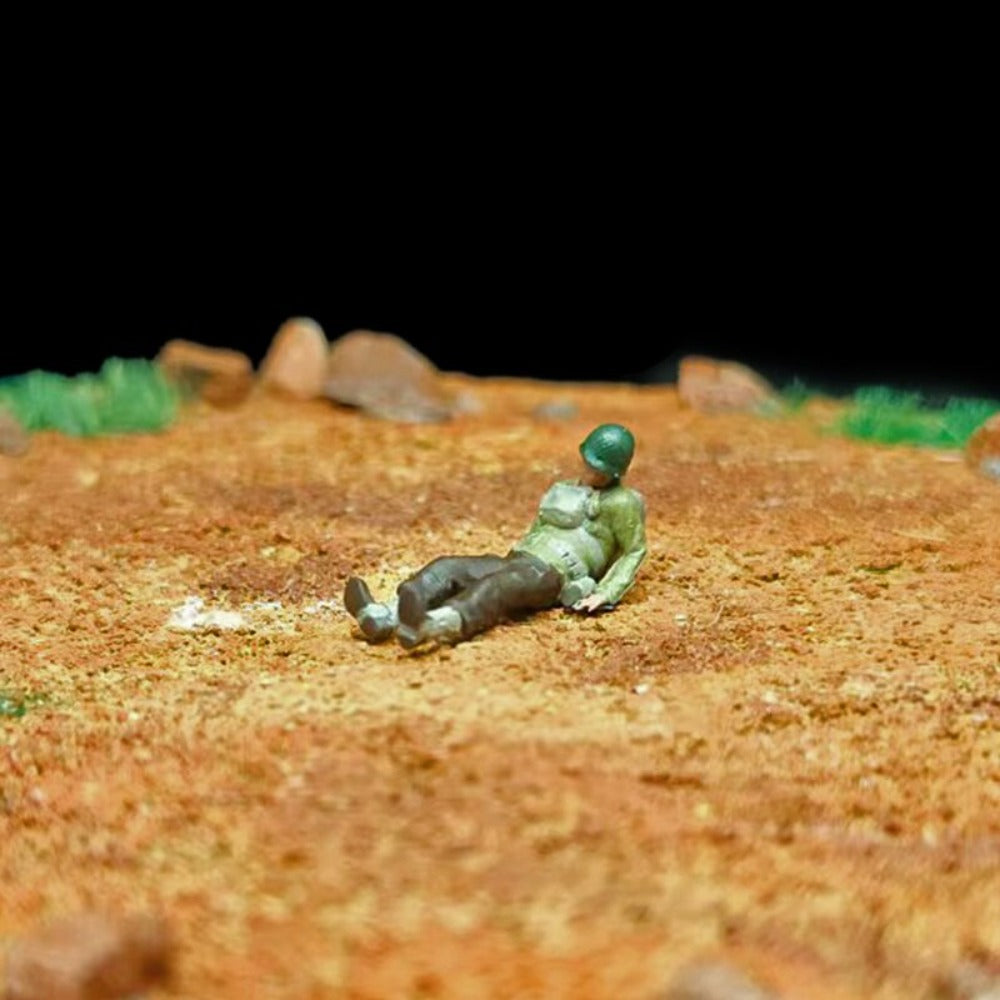 1/72 Scale WWII Landing Operation Soldiers Painted Figures for Model Dioramas