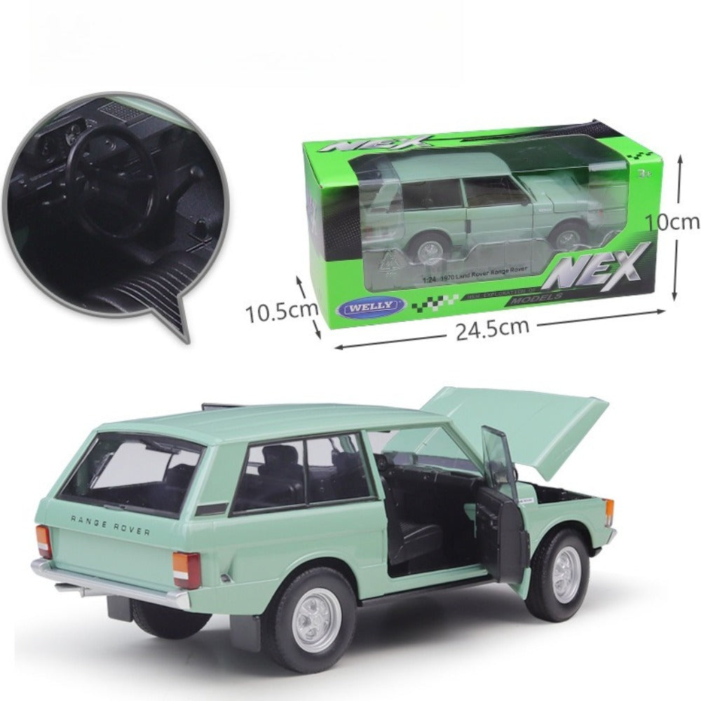 1/24 Scale 1970 Range Rover Classic Off-Road Vehicle Diecast Model Car
