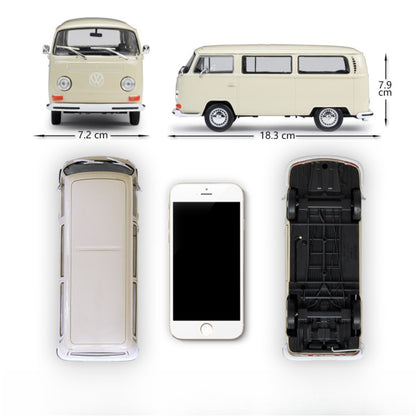 1/24 Scale 1972 Volkswagen Type 2 Bus Diecast Model