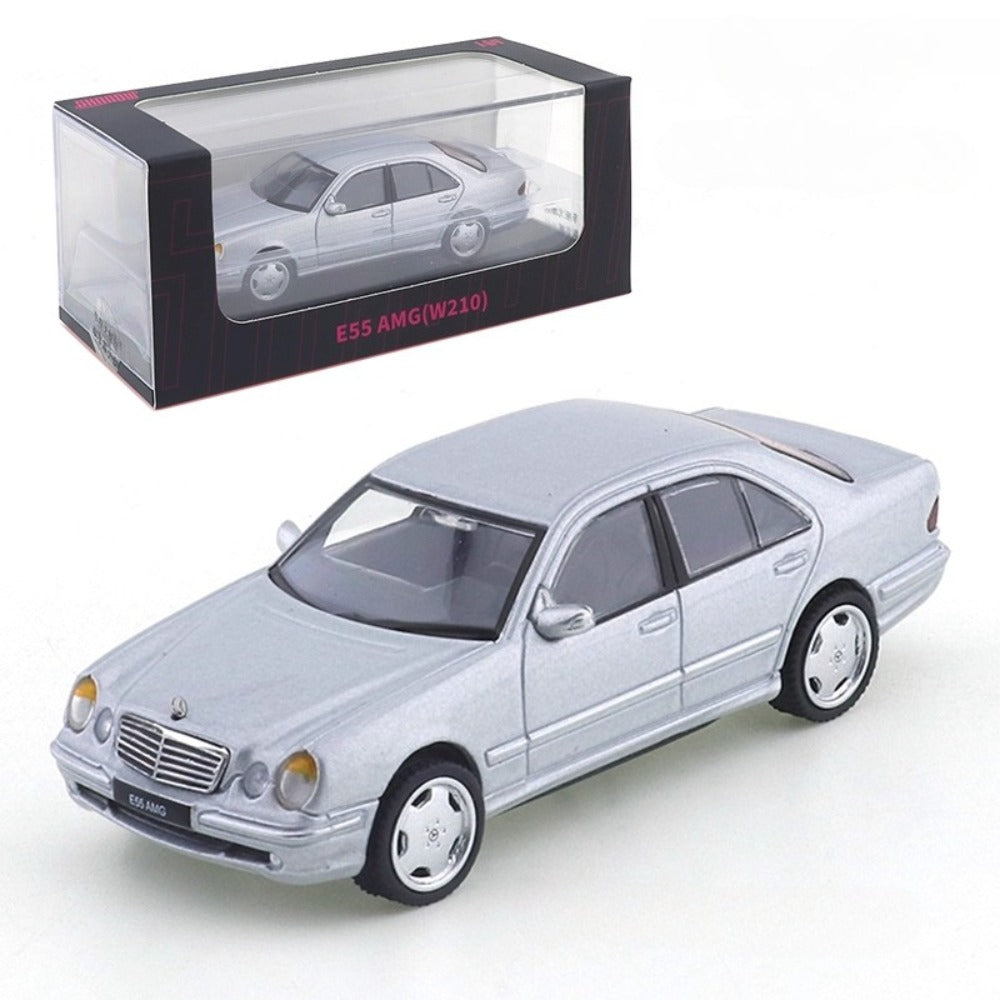 1/64 Scale Mercedes-Benz W210 E 55 AMG Saloon Diecast Model Car