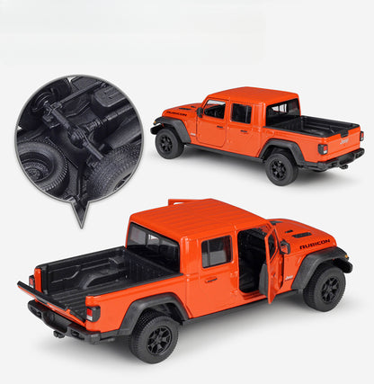 1/27 Scale Jeep Gladiator Rubicon Pickup Truck Diecast Model Car