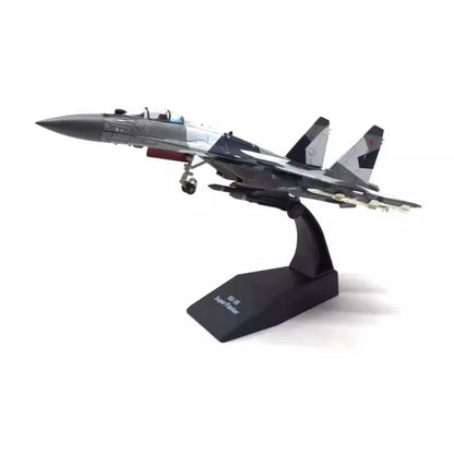 1/100 Scale Sukhoi Su-35 Super Flanker Fighter Diecast Model Aircraft