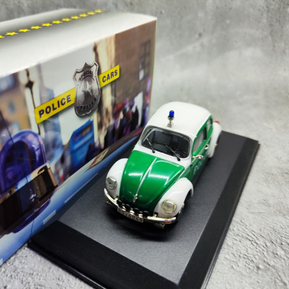 1/43 Scale 1972 Volkswagen 1303 Beetle Police Car Diecast Model