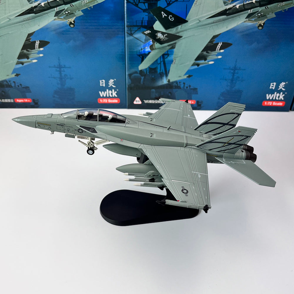 1/72/100 Scale F/A-18F Super Hornet US Navy Carrier-Based Multirole Fighter Diecast Model Aircraft