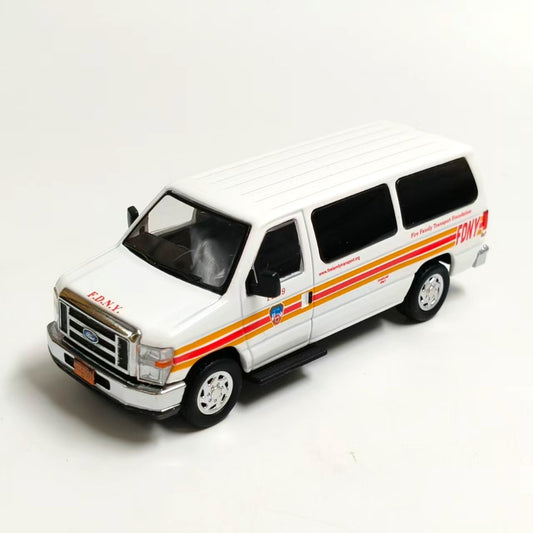 1/64 Scale Ford E-Series E-350 Van New York City Fire Department FDNY Diecast Model