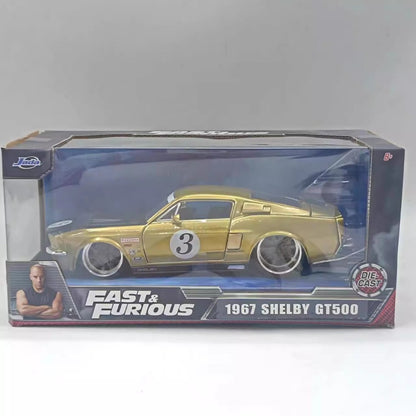 1/24 Scale 1967 Ford Mustang Shelby GT500 Diecast Model Car