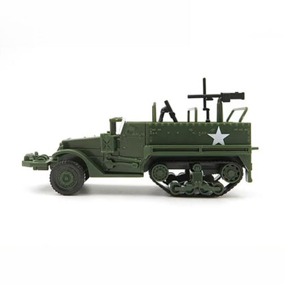1/72 Scale M3 Half-track US Armored Personnel Carrier Pre-built Plastic Collectible Model