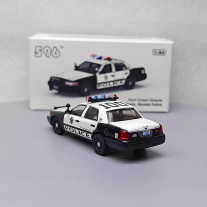 1/64 Scale Ford Crown Victoria Las Vegas Nevada Police Car Diecast Model