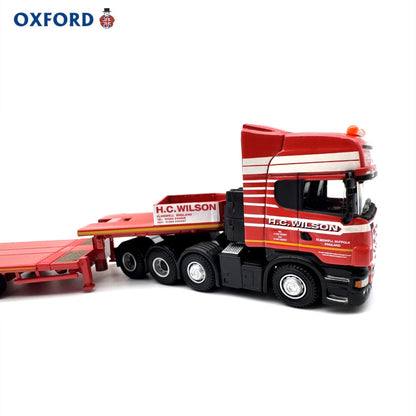 1/76 Scale Scania R580 8-Axle Trailer Low Loader H.C. Wilson Diecast Model