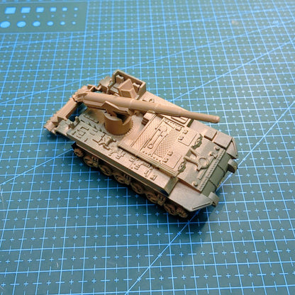 1/72 Scale M12 Gun Motor Carriage Pre-built Plastic Collectible Model