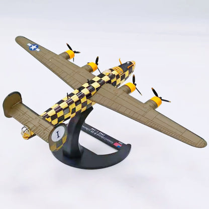 1/144 Scale 1944 Consolidated B-24D Liberator WWII American Heavy Bomber Diecast Aircraft Model