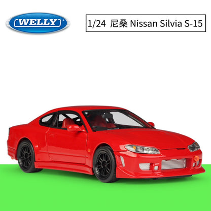 1/24 Scale Nissan Silvia S15 Sports Car Diecast Model