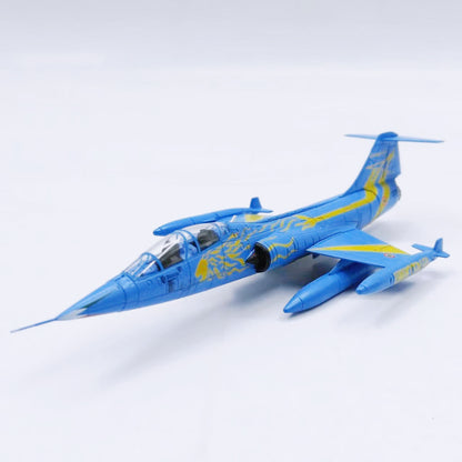 1/100 Scale Lockheed F-104 Starfighter Fighter Bomber Diecast Model Aircraft