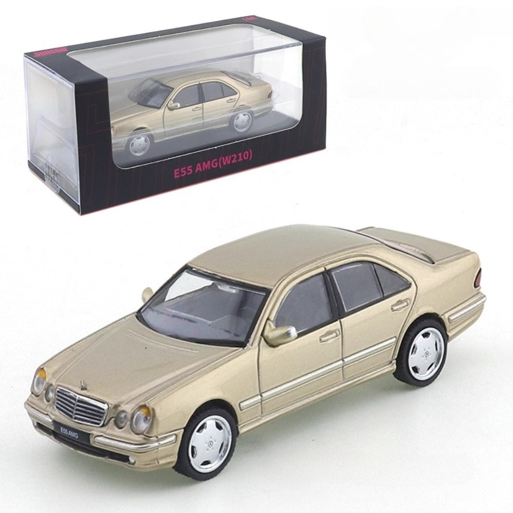 1/64 Scale Mercedes-Benz W210 E 55 AMG Saloon Diecast Model Car
