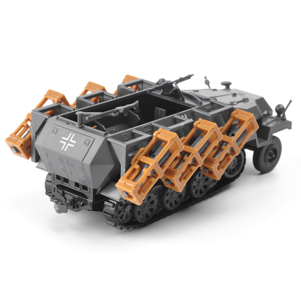 1/72 Scale Wurfrahmen 40 Stuka zu Fuss & Sd.Kfz. 251 German WWII Multiple Rocket Launcher Pre-built Plastic Collectible Model