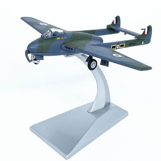 1/72 Scale de Havilland Vampire WWII British Jet Fighter Diecast Model Aircraft