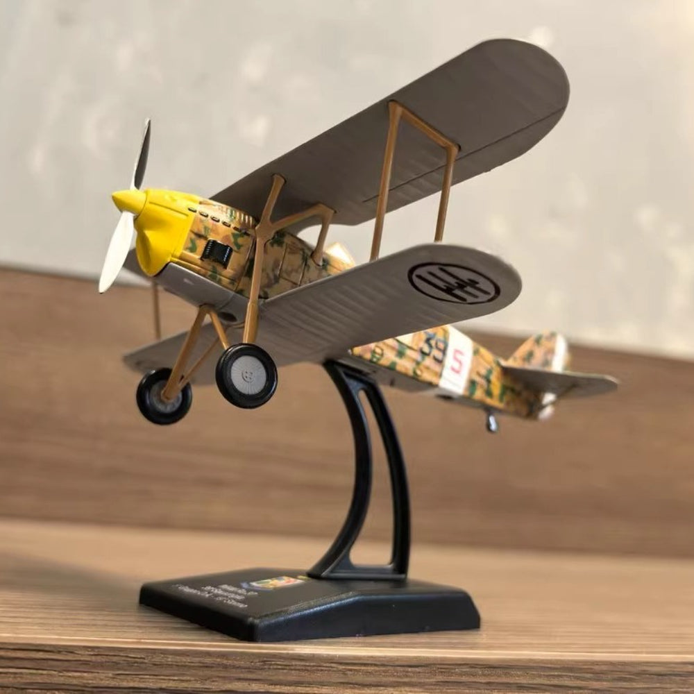 1/72 Scale IMAM Ro.37 Italian Reconnaissance Biplane Diecast Model Aircraft