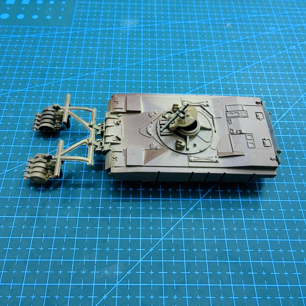 1/72 Scale M1 Panther II Mine-Clearing Vehicle Pre-built Plastic Collectible Model