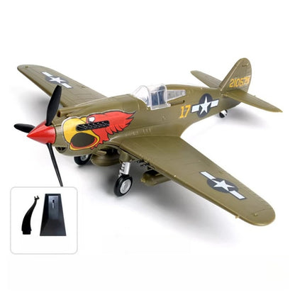 1/48 Scale Curtiss P-40 Warhawk WWII Fighter Bomber Pre-built Plastic Collectible Model Aircraft