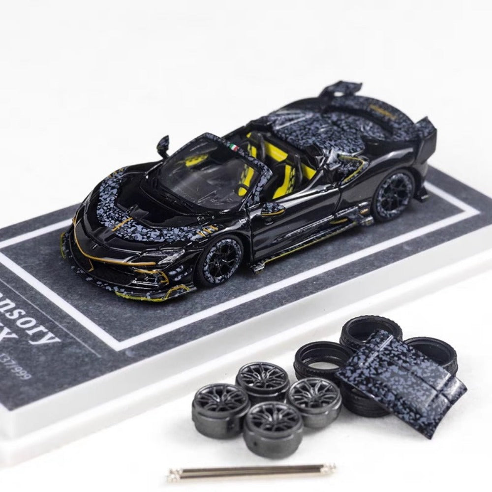 1/64 Scale Mansory F9XX Ferrari SF90 Stradale Sports Car Diecast Model