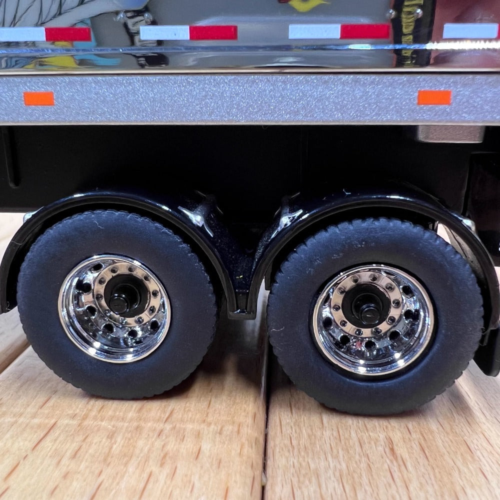 1/50 Scale International LoneStar Sleeper Cab Truck with 53' Refrigerated Van Diecast Model
