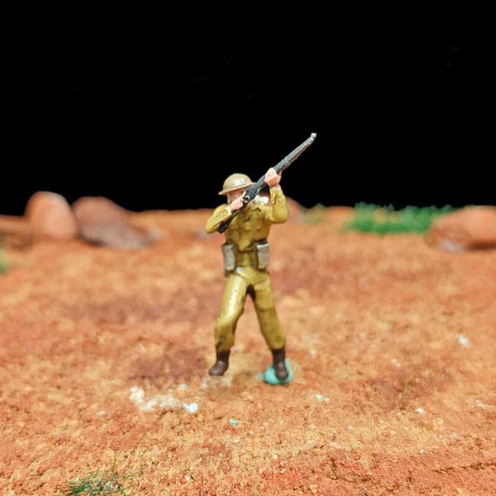 1/72 Scale Soldiers Painted Figurines for Model Battlefield Dioramas