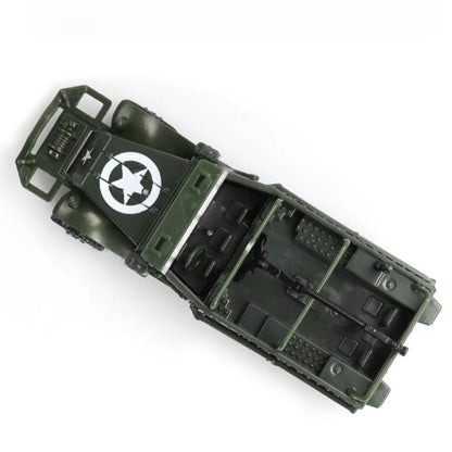 1/72 Scale M3 Half-track US Armored Personnel Carrier Pre-built Plastic Collectible Model