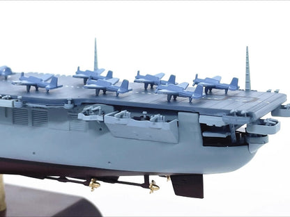 1/1000 Scale USS Essex CV-9 Aircraft Carrier WWII US Navy Diecast Model Ship