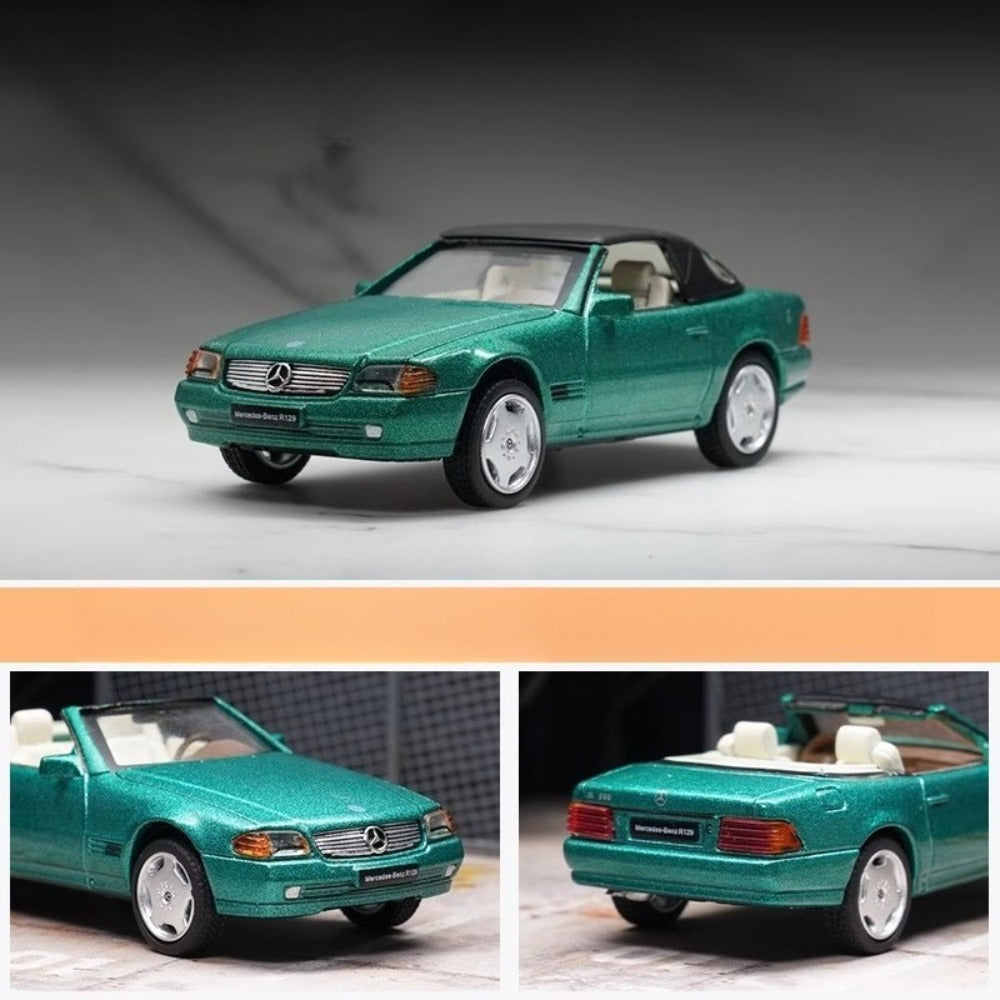 1/64 Scale Mercedes-Benz R129 SL500 Convertible Diecast Model Car