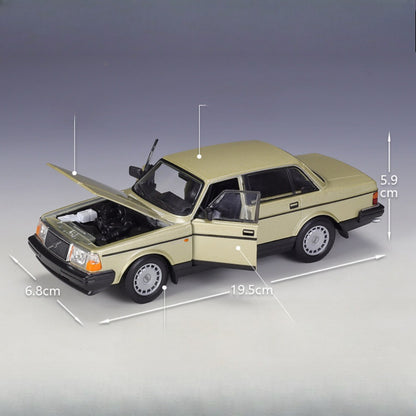 1/24 Scale Volvo 240 GL Diecast Model Car