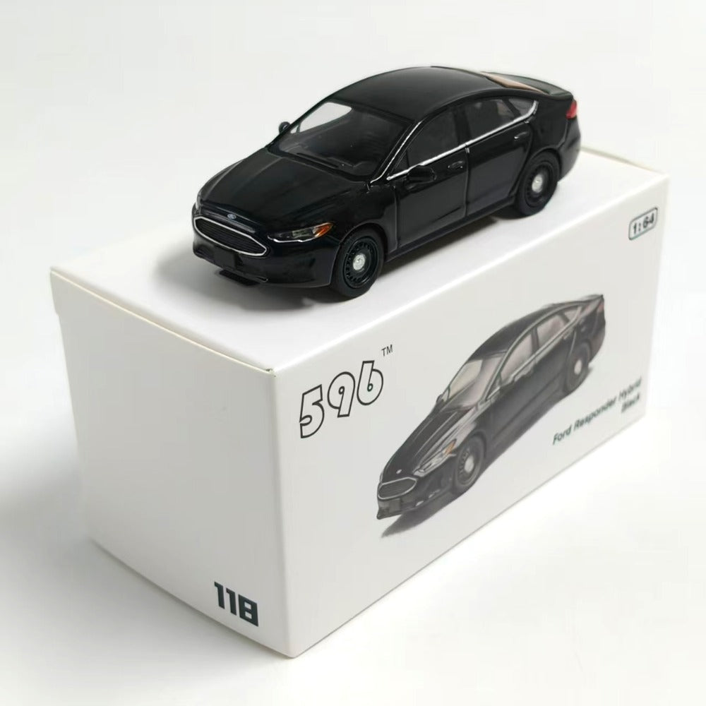 1/64 Scale Ford Police Responder Hybrid Sedan Diecast Model Car