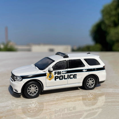 1/64 Scale 2018 Dodge Durango FBI Police Diecast Model Car